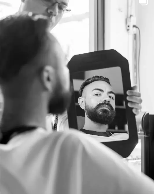 Service The full experience · Alpha Barber