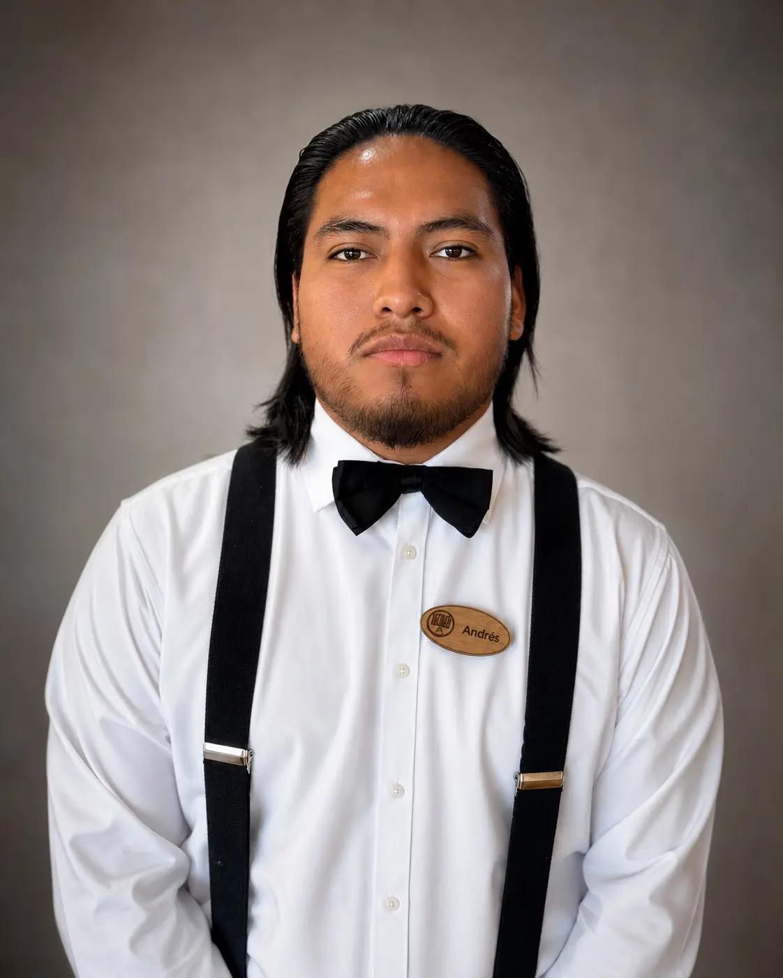Retrato de Andrés, barbero de Alpha Barber